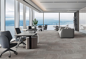 辦公室地毯--高低圈方塊毯--蜂巢